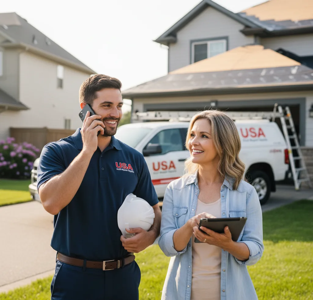 USA Roof Repair Experts customer support in Islip
